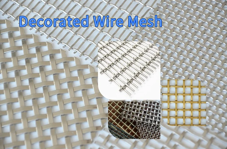 Stainless Steel Decorative Wire Mesh Metal Coil Drapery Metal Curtain Mesh