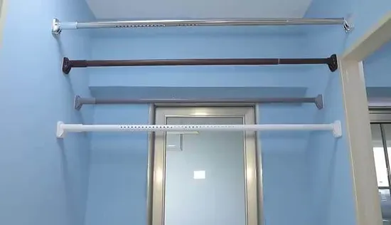 Curtain Accessory 16-19mm25-29mm Torsion Telescopic Hardware Wrought Iron Curtain Rod