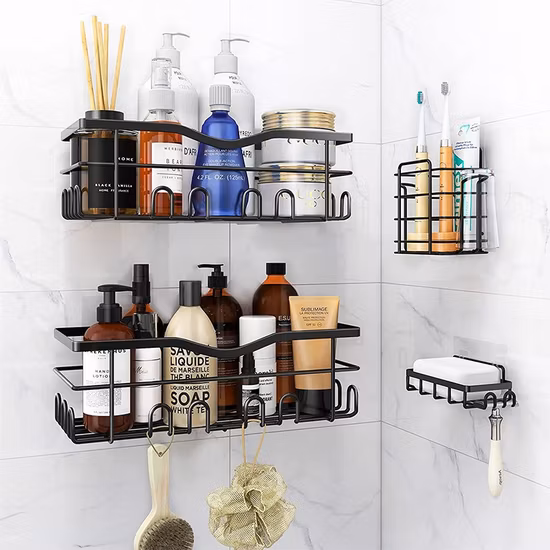Wood and Aluminum Bathroom Accessories