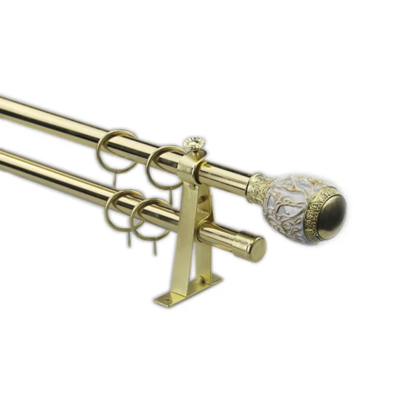 Best Quality Wooden Curtain Rod Roman Style Decorative