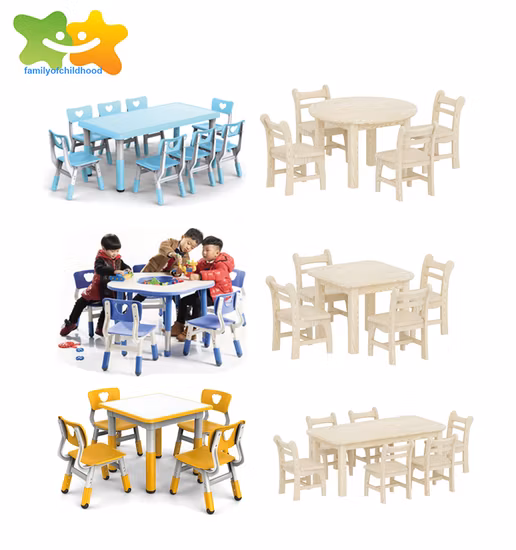 Kindergarten Classroom Children Table and Chair Daycare Plastic Kids School Furniture