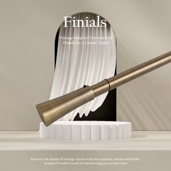 Customized Size Living Room Roman Curtain Rods